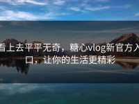 看上去平平无奇，糖心vlog新官方入口，让你的生活更精彩