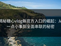 揭秘糖心vlog新官方入口的崛起：从一点小事到全面串联的秘密