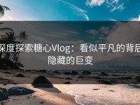 深度探索糖心Vlog：看似平凡的背后隐藏的巨变
