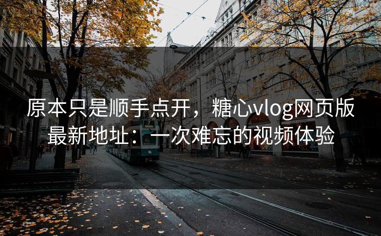 原本只是顺手点开，糖心vlog网页版最新地址：一次难忘的视频体验