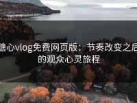糖心vlog免费网页版：节奏改变之后的观众心灵旅程
