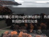 揭开糖心官网Vlog的神秘面纱：热度背后的深层拉扯感