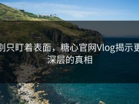 别只盯着表面，糖心官网Vlog揭示更深层的真相