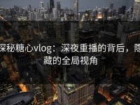 探秘糖心vlog：深夜重播的背后，隐藏的全局视角