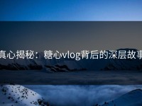 真心揭秘：糖心vlog背后的深层故事
