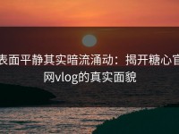 表面平静其实暗流涌动：揭开糖心官网vlog的真实面貌