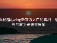 揭秘糖心vlog新官方入口的真相：意外的转折与未来展望