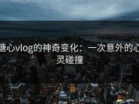 糖心vlog的神奇变化：一次意外的心灵碰撞