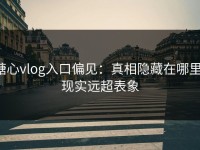 糖心vlog入口偏见：真相隐藏在哪里，现实远超表象